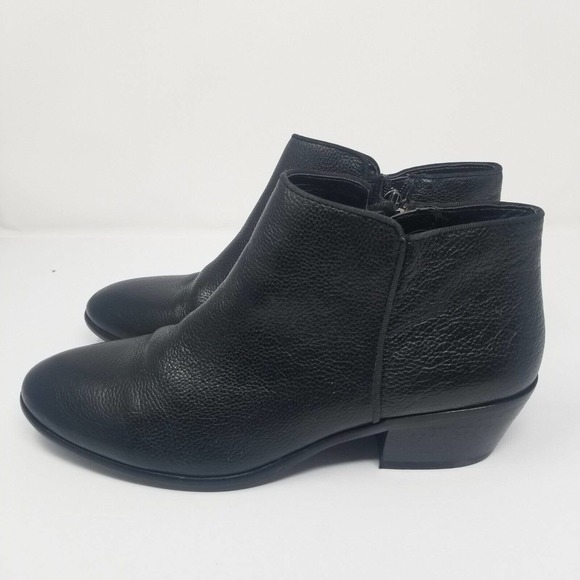 Sam Edelman Women's Black Betty Ankle Boots Booties Almond Toe Size 7.5W (Wide). - Picture 3 of 13